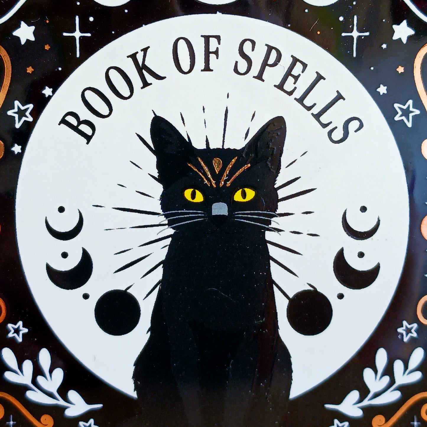 Bring a touch of dark enchantment to your home décor with the Black Cat Spell Book Ceramic Vase. Designed to resemble an ancient magical spell book, this unique ceramic vase transforms fresh flowers, dried stems, or decorative arrangements into a captivating gothic display. Featuring an elegant black cat-inspired design, it’s the perfect statement piece for bookshelves, side tables, mantels, or altar-inspired interiors.