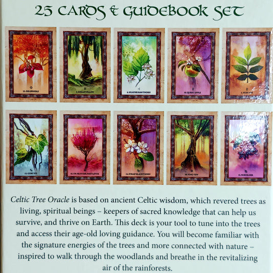 Reconnect with the sacred wisdom of nature through the Celtic Tree Oracle Card Deck, inspired by ancient Celtic traditions that honoured trees as living spiritual beings and keepers of sacred knowledge.