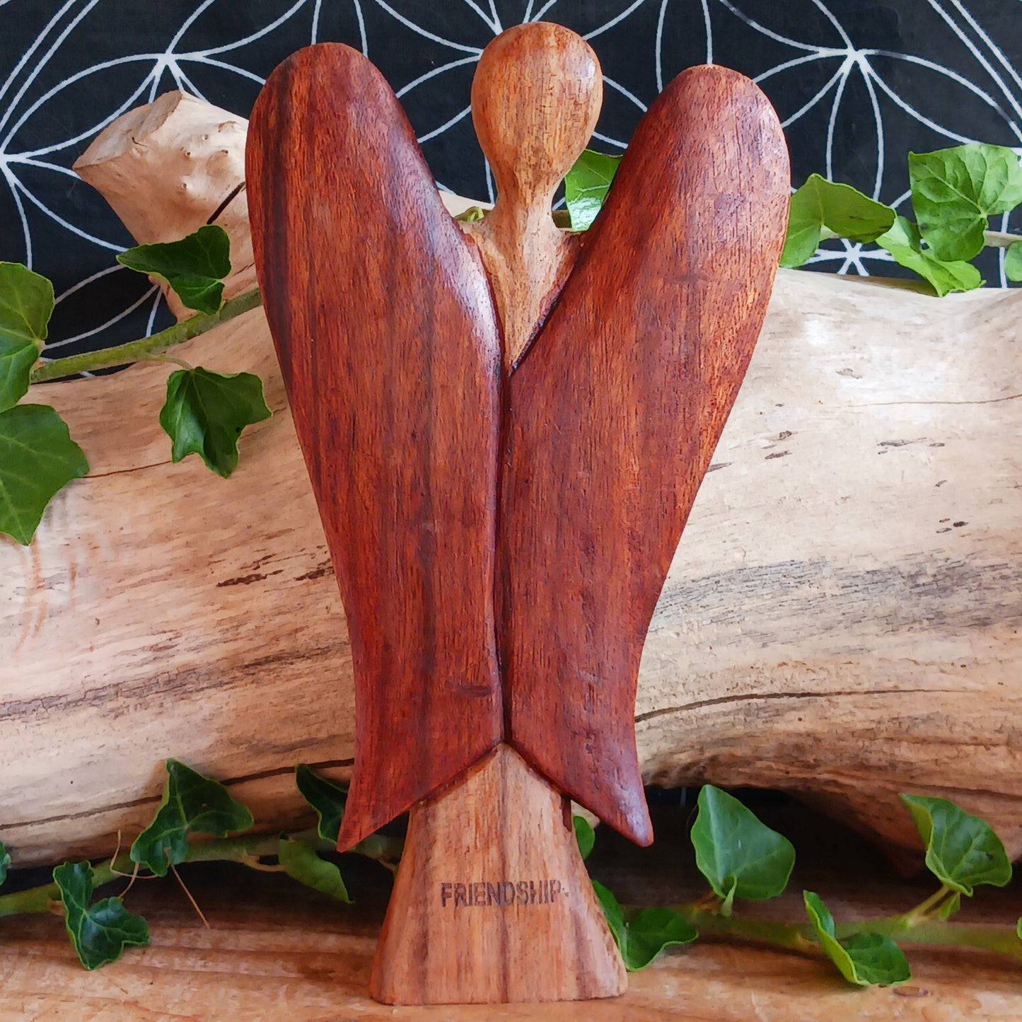 Share love, care, and cultural beauty with a hand-carved Hati-Hati Wooden Friendship Angel. Ethically crafted in the mountain villages of Indonesia, each angel is made from sustainable Suar wood – a tropical hardwood known for its durability and beautiful grain.